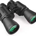 Binoculars for Adults High Powered, Military Compact HD Professional/Daily Waterproof 20x50 Binoculars for Bird Watching Travel Hunting Football Games Stargazing with Carrying Case & Strap (Black)