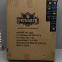 Pet Gate - 4-Panel Indoor Foldable Dog Fence for Stairs, Hallways or Doorways - 72x24-Inch Retractable Wood Freestanding Dog Gates by PETMAKER (Brown)