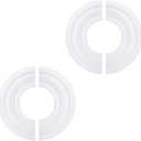 INCREWAY 2Packs Split Lighting PU Ceiling 3D Modeling Ceiling Cover Plate Ceiling Fan Medallion Home 12 Inch OD x 5 Inch ID