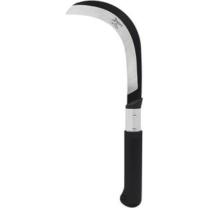 Zenport K310 Brush Clearing Sickle with 9-Inch Carbon Steel Blade and 9-Inch Aluminum Handle - Gardening/Landscaping Hand Sickle with Grip