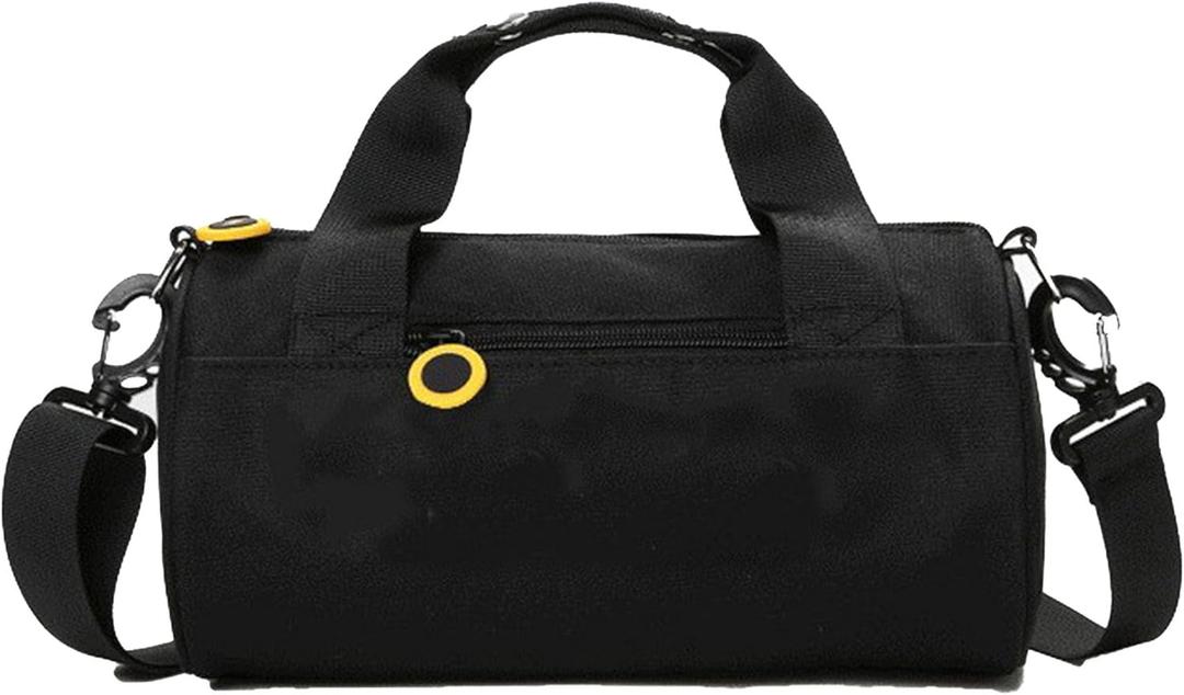 Gym Bag for Women, Waterproof Travel Bag with Wet Clothes Compartments and Adjustable Strap, Small Duffel Bag for Sports, Gyms and Weekend Getaway, Large, Black 