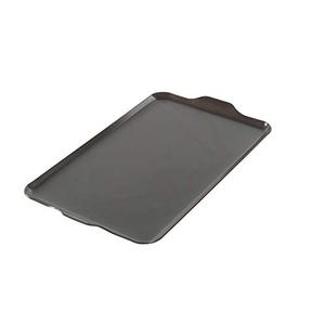 Nordic Ware Two Burner Griddle, 10.3 x 17.4 inches, Non-Stick, Black