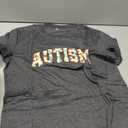 Women Autism Awareness Shirt Autism T-Shirt Mental Health Tee Tops, M