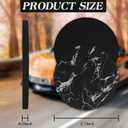 3 x Car Coasters for Drinks AbsorbentCute Car Accessories for Women and Lady2 Pack 2.95inch Car Cup Holder CoastersUniversal Non Slip Cup Holder Insert Coaster (Black Marble)