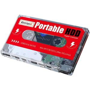 Kinhank 2TB External Hard Drive Built-in 120,000+ Classic Games, Batocera 33 System, Retro Game Console Compatible with 70+ Emulators, HDD Support for Laptop/PC/Linux,Plug&Play