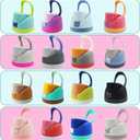 Replacement Lid for Owala Freesip, One Button Water Bottle Top Replacement Cap Compatible with Owala Cup 16oz 24oz 32oz 40oz, Leakproof Replacement Lids AccessoryBPA-Free (Black)