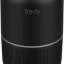 HEPA Air Purifier for Home Large Room,Ozone Free Captures 99.97% Smoke Pets Danders Hair Pollen and Other Particles (Black)