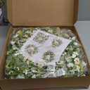 Sggvecsy White Daisy Wreath 24 Inch with Fake Silk Floral Green Eucalyptus Leaves and Lavender for Spring Summer Front Door Window Wall Wedding Farmhouse Festival Decor