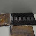 TQVAI 10-Pocket Hanging Wall File Organizer - Metal Folding Wall Mounted Mail Document Holder, Multi-Purpose Clipboard Storage Rack for Office, Homeschool, Classroom Organization, Black/Vintage