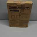 Orzbow Portable High Chair with Tray, Foldable Booster Seat for Travel Toddlers 6-36 Months, Baby Chair for Dining Table, Camping, Beach, Portable Booster Chair, Up to 33 lbs Baby, Grey (Grey - No Cushion)