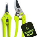 2-Pack Stainless Steel Gardening Scissors, Pruning Shears and Clippers for Gardening