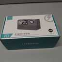 15W Fast Wireless Charger with Bluetooth Speaker and Alarm Clock Radio,4 in1 Wireless Charging Station for iPhone,Android Phones with FM Radio for Bedroom (7inch, Gray)