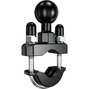 BRCOVAN 1'' Ball Handlebar U-Bolt Mount Base, Fit for Round Rails 0.5'' to 1.26'' in Diameter, Compatible with RAM Mounts B Size 1 inch Ball Double Socket Arm & Bike Motorcycle Phone Holder