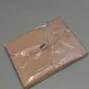 A5 Binder Refillable Planner Notebook 6 Ring, Tri-fold Lychee Grain Faux Leather Organizer with 200 Sheets Lined Inserts, Aesthetic Loose Leaf Binder for Budget, Journal, Photocard Holder (Pink)