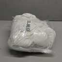 MAGCOMSEN Mens Hooded Down Jacket Water Resistant Puffer Jacket Full Zip Up Windproof Winter Jacket with Zip Pockets, Color White, L