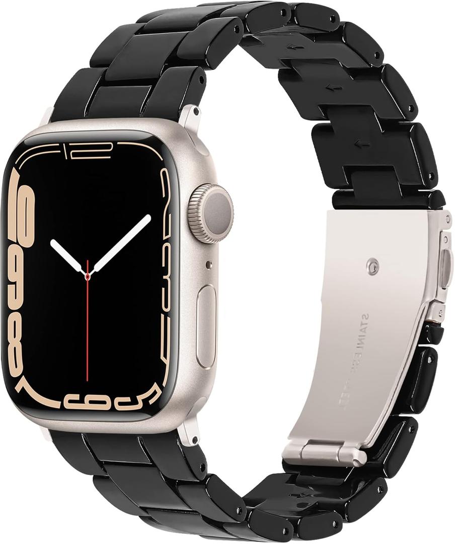 Light House Apple Watch Bands-Fashion Lightweight Resin iWatch Bands for Women Men 38mm/40mm/41mm/42mm(Series 11 10), 49mm/46mm/45mm/44mm/42mm(S 3 2 1), Compatible with Apple Watch Series 11 SE 10 9 8 7 6 5 4 3 Ultra