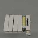 E11 Led Bulbs 120V 100W Halogen Candelabra Bulbs Equiva Dimmable,T3 T4 Mini Base JDE11 Bulb,6000K Daylight Cool White 10W 1000LM E11 for Chandeliers,Candelabra,Ceiling Fan ,Cabinet Lighting,5Pack (E11, 6000k Daylight White)