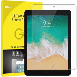 JETech Screen Protector for iPad Pro 12.9-Inch (2015/2017 Model, 1st/2nd Generation), Tempered Glass Film