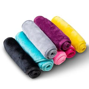 Makeup Remover Face Cleansing Cloth - Chemical-free Microfiber Reusable Facial Clean Towel, Remove Makeup Instantly with Only Water (7 PCS) (Week Pack - 7 Colors)