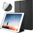DTTO for iPad 6th Generation Case 9.7 Inch 2018, Smart Slim Lightweight Stand with Soft TPU Back Cover for iPad 5th Generation 9.7" 2017, Auto Sleep/Wake, Black