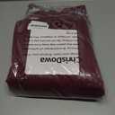 ChrisDowa Grommet Blackout Curtains for Bedroom and Living Room - 2 Panels Set Thermal Insulated Room Darkening Curtains (Burgundy Red, 52W x 72L)