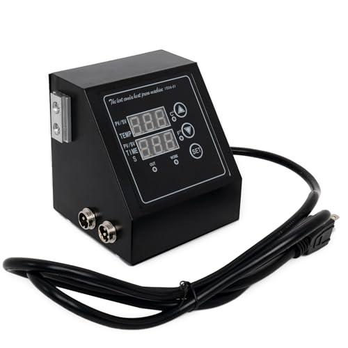 1400W Power Press Heat Press 15"x15", K-Type Temperature Controller Box with Time & Temperature LED Controller, K-Type Sublimation Transfer Machine for T-Shirt, Hat, Plate, Cup, Mug