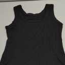 SVALIY Summer Womens Tank Tops 2024 Square Neck Fitted Sleeveless Shirts for Women Ribbed Basic Top (Medium, Black)