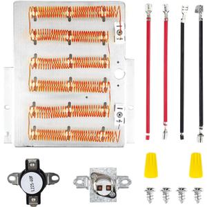 964P3 61927 Dryer Heating Element Kit for Speed Queen Alliance, Replacement Parts 56047 56179 61195 503404 503978 2304695 d510329p 2304695 ADE3SRGS173TW01 ADE3LRGS171TW01 ADE30RGS171TW01 etc.