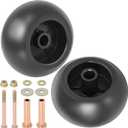CheeMuii 2 Pack Lawn Mower Deck Wheel Kit Heavy-duty Mower Anti Scalp Deck Wheels Replace for Bad Boy 022-5234-98 Replace for Exmark 103-4051 103-7263 Etc