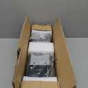 LED Bathroom Vanity Light Fixture Over Mirror 24.4 inch Modern Rectangle Black Matte Metal Lighting Bar 4000K Daylight Wall Sconce (Black)