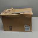 mDesign Stainless Steel Round Metal Trash Can, Small 2.8 Gallon Wastebasket, Garbage Bin for Bathroom, Bedroom, Kitchen, or Home Office, Holds Waste and Recycle, Matte Black