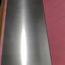 Stainless Steel Cutting Boards for Kitchen,304 Stainless Steel Chopping Boards with Lip and Non-slip silicone pad for Countertop Cutting Meats Fruits, Easy To Clean (15.7 * 27.5 * 0.06inch)