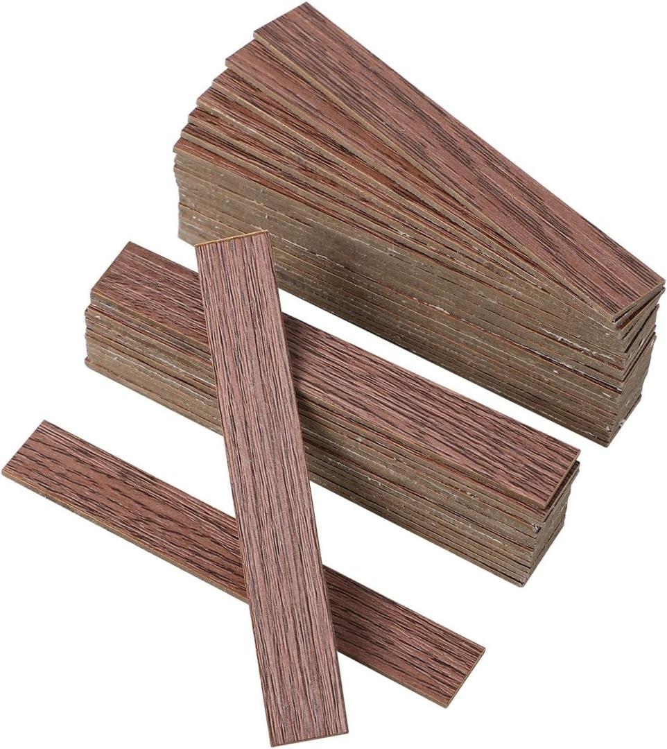 2 x DOITOOL Doll House Floor 40 Pcs Peel and Stick Miniature Vinyl Plank Flooring Tiles 1 12 Scale Self Adhesive Dollhouse Floorboard for Doll House Decorations and Accessories