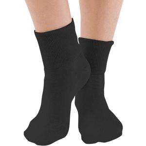 Buster Brown 100% Cotton Socks - Pack of 6 Pairs (Black)