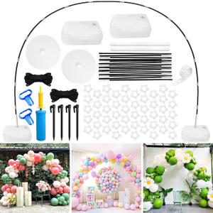 Balloon Arch Kit Adjustable Balloon Arch Stand with Base 10 feet Wide and 9 Feet Tall Balloon Garland Frame for Birthday Baby Shower Wedding Graduation Party Balloon Decorations
