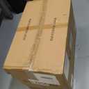 Household Essentials Decorative Trunk, Victorian, Large, Chinese Fir Wood, Aged-Wood Finish with Metal Accents, Fully Opening Lid, Stout Design, Ring Handles