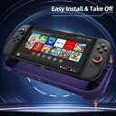 FIWWAT Protective Case for Nintendo Switch 2 (2025), Anti-Slip Ergonomic Grip Design, Soft Shock-Absorption & Anti-Scratch Cover for Switch 2 - Purple