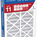 Aerostar Air Filter 16x25x5 MERV 11 AC Filter, HVAC, Furnace Filter, 1 Pack