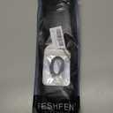 FESHFEN Claw Clip Ponytail Extensions - Long Pony Tail Hair Piece Wavy Curly Synthetic Hairpieces for Women, Natural Black 26 inch