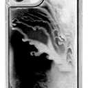 Yatchen Liquid Fluorescent Case for iPhone 14 Pro Max,Luxury Fun Glow in The Darkness Quicksand Clear Hard PC + Soft TPU Bumper Luminous Shockproof Protector for iPhone 14 Pro Max Green (Black)