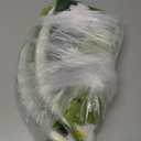 Ouyattle Cute Green Floral Bath Mat Microfiber Grass Bathroom Rug 16''W x 24''L Non Slip Washable, Modern Chic Boho Aesthetic Trendy Shaggy Bathroom Shower Floor Mat Absorbent