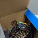 Yuanhe Jumbo Bingo Game Set - 11" Metal Round Cage, 75 Colored Balls, 100 Bingo Cards, 500 Mixed Chips and Master Board for Large Groups, Parties