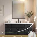 VOLISUN Modern Bathroom Vanity Light 24 inch, Rotatable, 14W Dimmable 5CCT Led Bathroom Light Fixture Over Mirror, Black Gold Bar Vanity Light for Bathroom Mirror Restroom-ETL Certificated