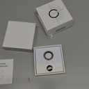 R02 Smart Ring, a Smart Ring for Women and Men, with a Charging Case, Supports Heart Rate, Blood Oxygen, Sleep Health Monitoring, and Sports Tracking Ring, No Subscription Fee (Rose Gold, 10#)