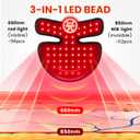 Viconor Neck and Chest Red Light Therapy FDA Cleared Red and Infrared Light Therapy for Body Firming Beauty Device for Smoother, Firmer and Glowing Skin at Home and Travel