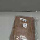 Smiry Square Table Cloth Cover, Waterproof Elastic Fitted Picnic Tablecloth, Wipeable Flannel Backed Vinyl Tablecloths for Camping, Dining, Outdoor (Brown, 42" x 42")