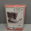 YGO Coral Blackout Valance for Small Window - Grommet Top Window Treatment Blackout Panels Drapes for Bedroom (2 Pcs W 52 x L 18)