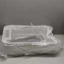 2 Pack Stainless Steel Litter Box, XL 22.9x15x 10.3 High Sided Metal Cat Litter Tray with Scoop, Filter Pedal for Anti-Splash, Odor Control, Non-Sticky, Easy to Clean (Dark Grey&Light Grey)