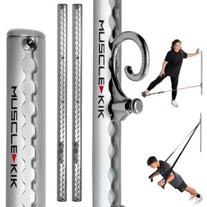 Aluminum Wall-Mounted Anchor Fitness System - Adjustable, Multi-Functional, Space Saving Home Gym Solution for Strength Training, Workout Goals | 100+ Exercises, Easy Installation, 300lbs Capacity