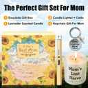 Gifts for Mom from Daughter Son, Best Mom Birthday Gifts | Mom's Last Nerve Scented Candle Sets with Electric Lighter, Funny Thanksgiving Christmas Stocking Stuffers for Stepmother
